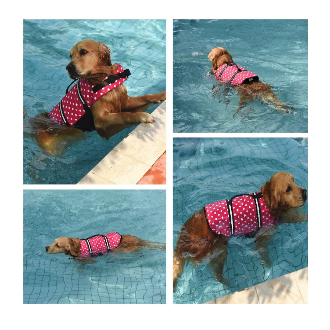 Dog Swimming Vest with Rescue Handle