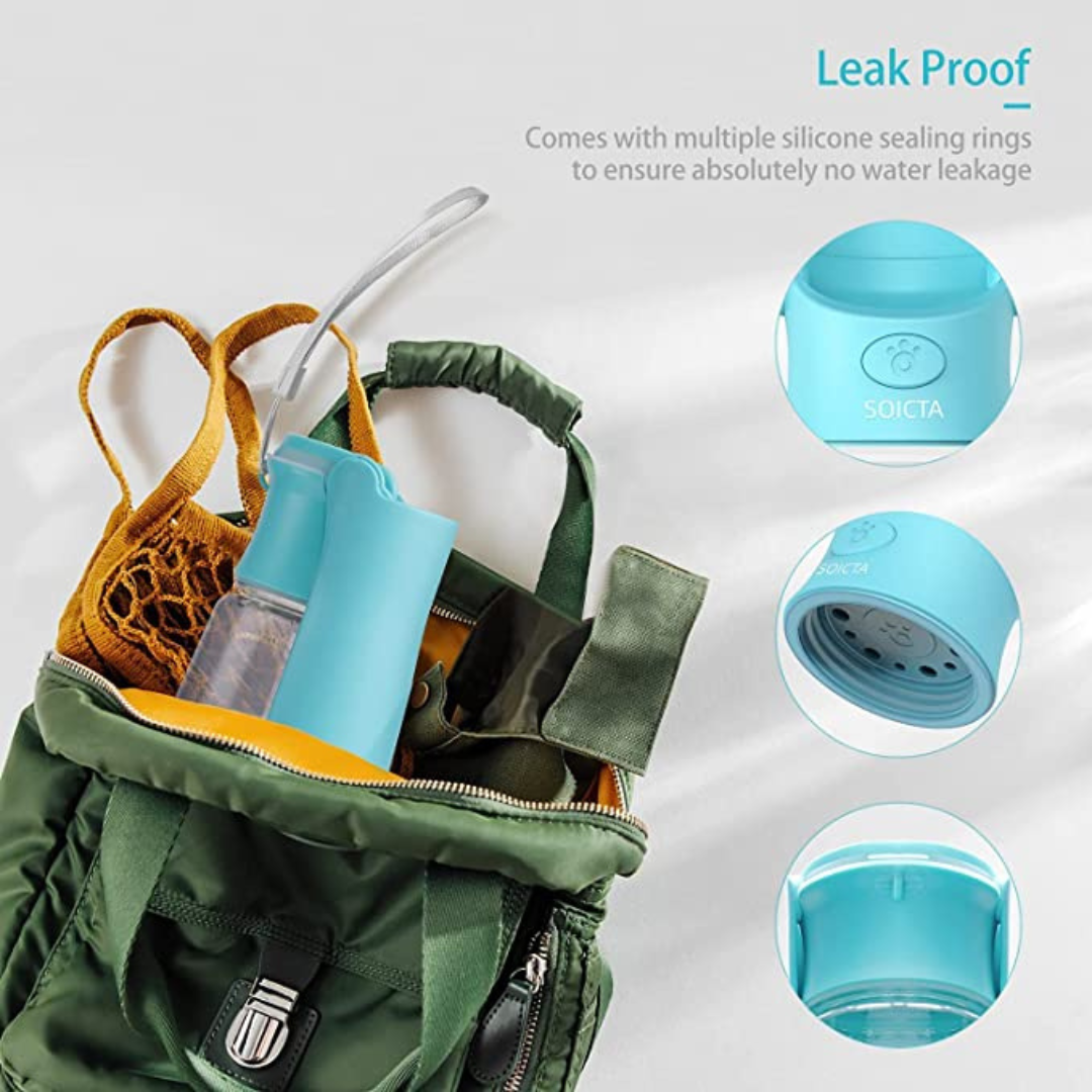 Dog Water Bottle for Walking 19 OZ or 12 OZ