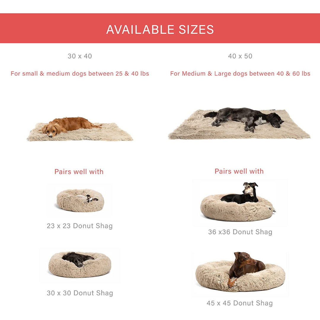 Pet Throw Blanket Taupe, 30"x40"