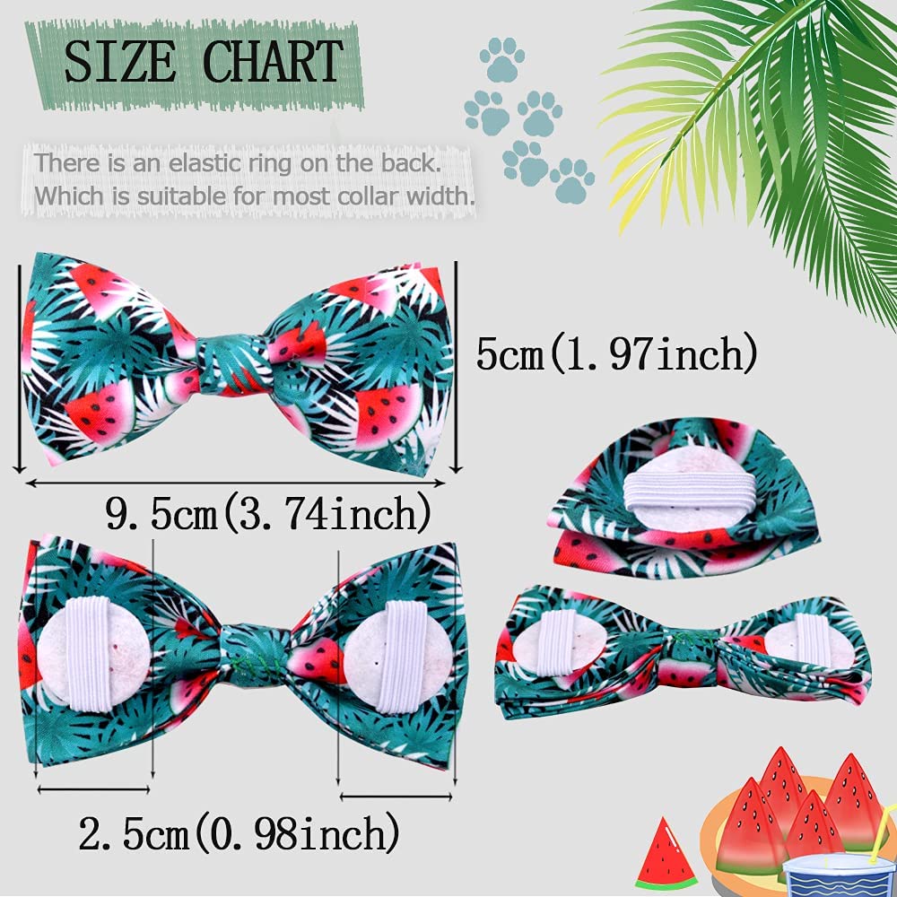 Bulk Fruit Hawaiian Styles Small Dog Bowties