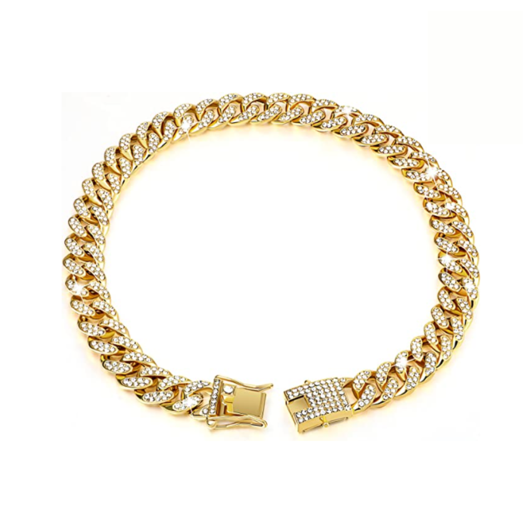 Dog Chain Diamond Cuban Collar