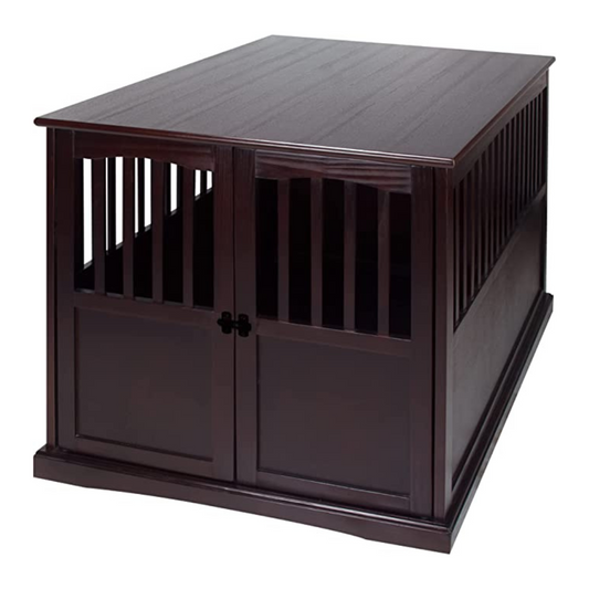 Wooden Extra Large Pet Crate, End Table