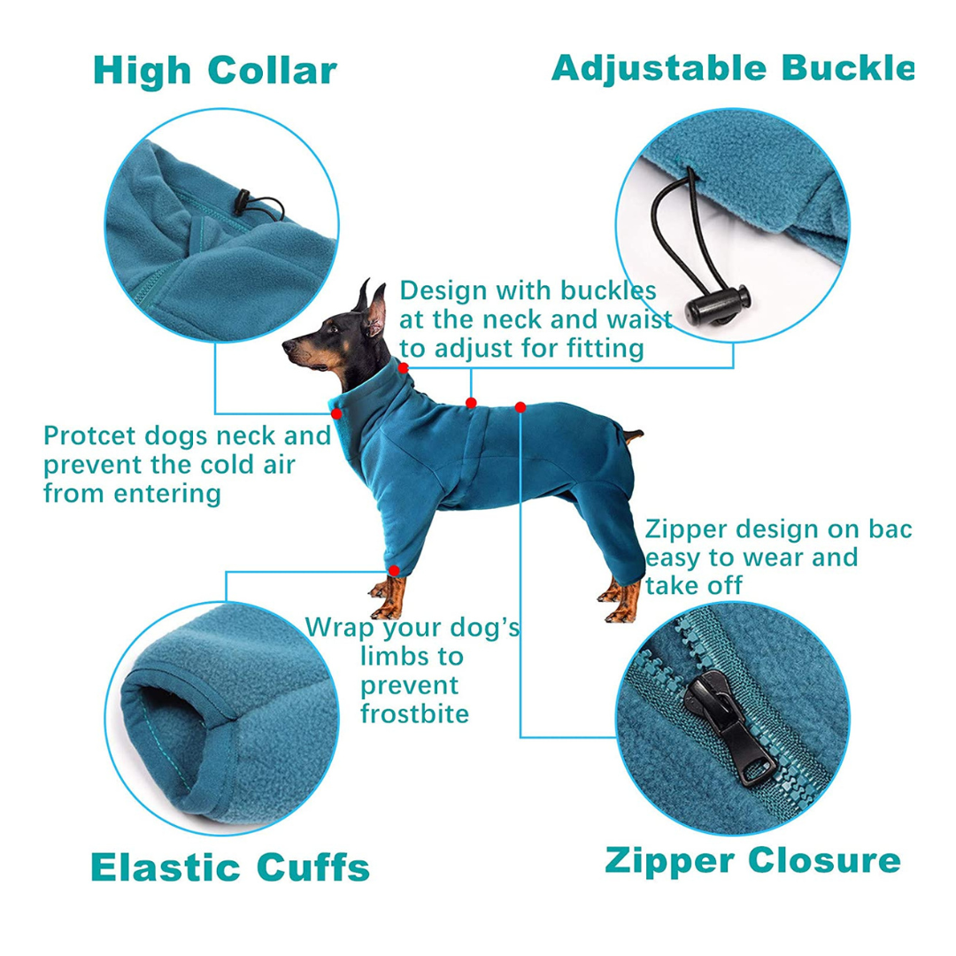 Dog Winter Coat Soft Fleece