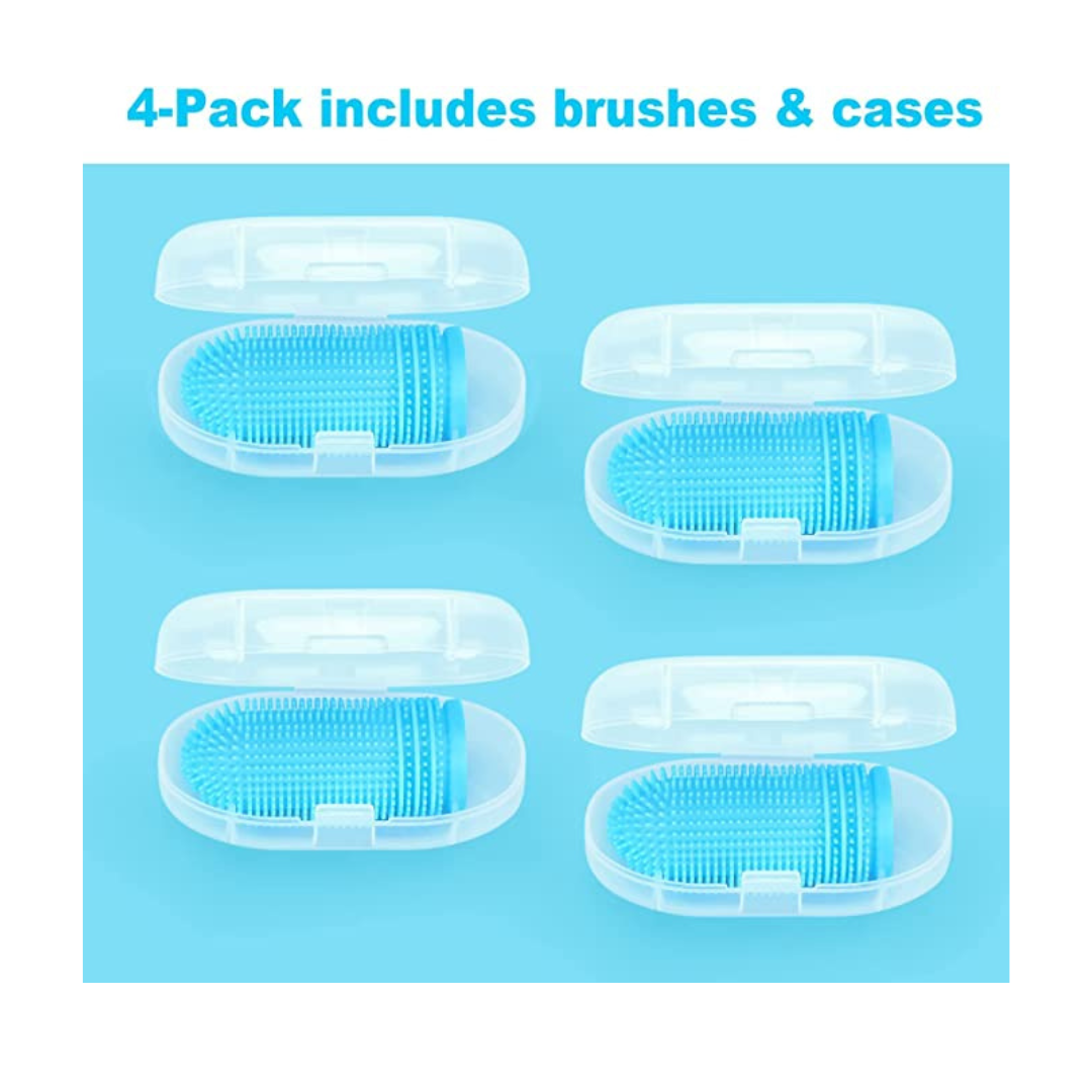 4 Pack Dog Toothbrush