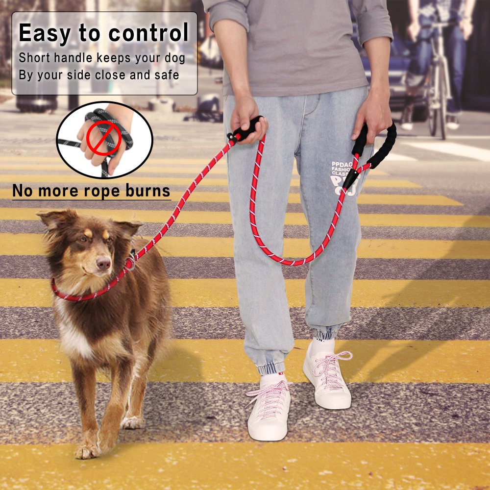 Anti-Choking with Traffic Padded Dog Leash