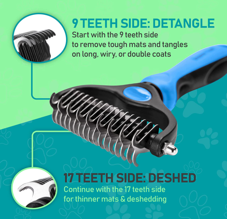 Pet Grooming Brush Double Sided