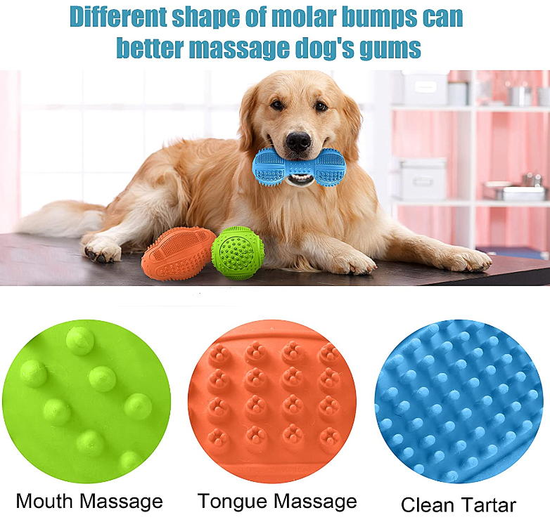 Dog Toys for Aggressive Chewers Large Breed 3 Pack